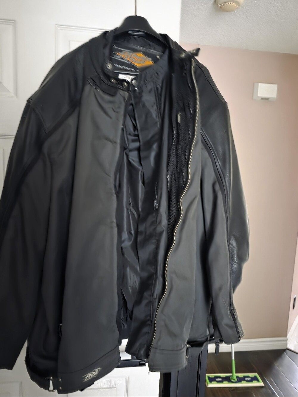 Bikers Men's Black Jacket By Power Trip Size 5 Xl